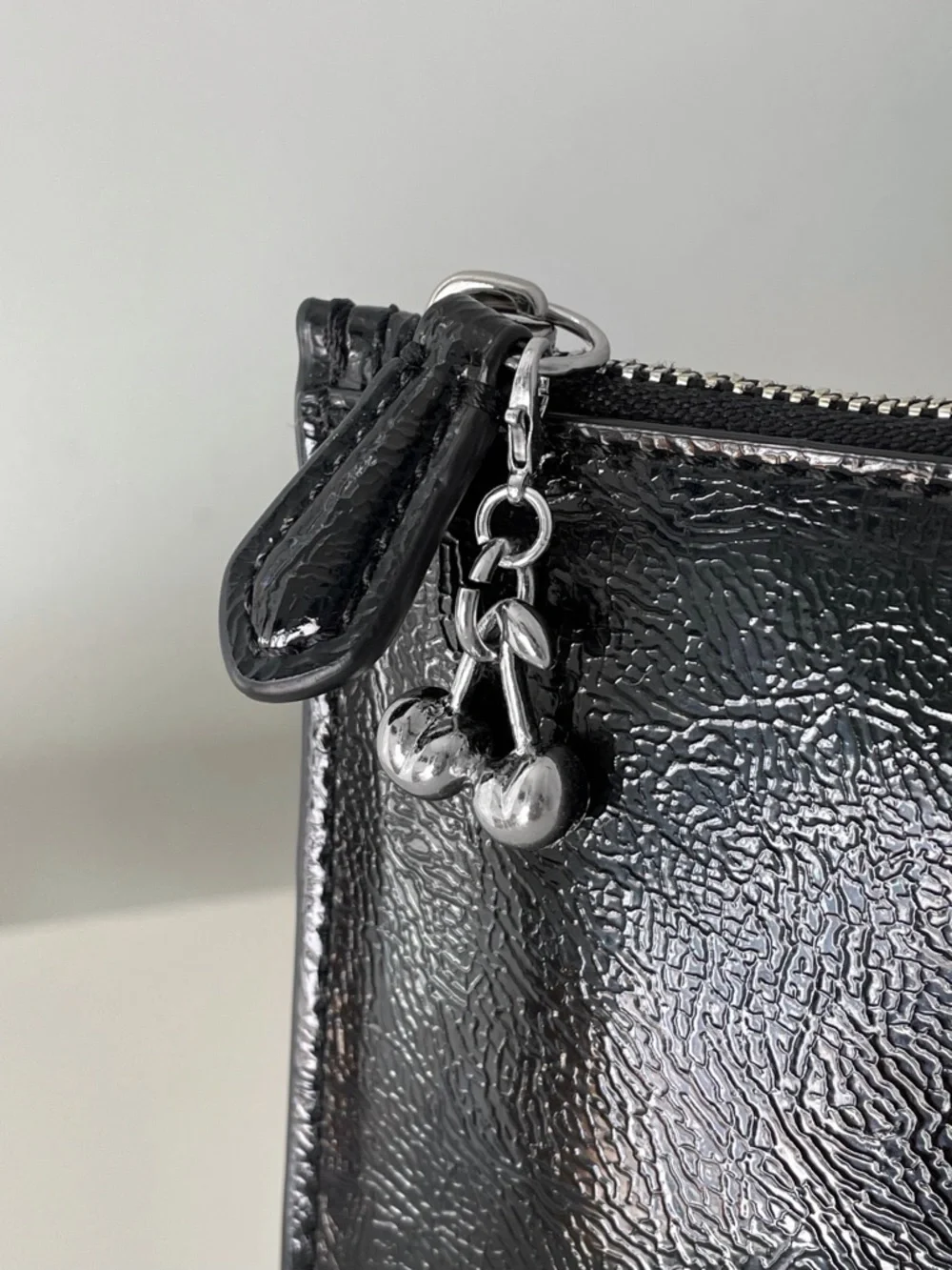 Coach Black Patent Pouch